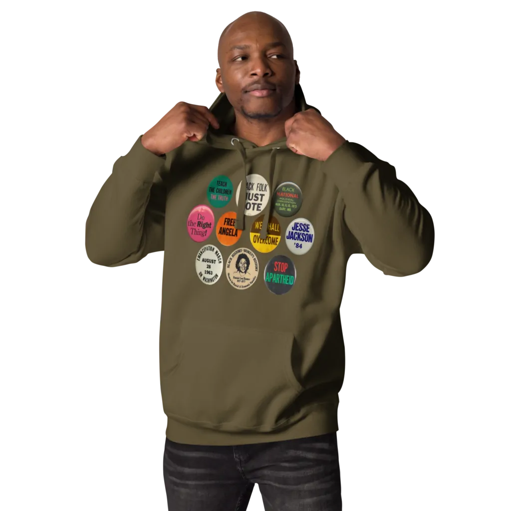 Pin Your Politics! Hoodie - Image 3