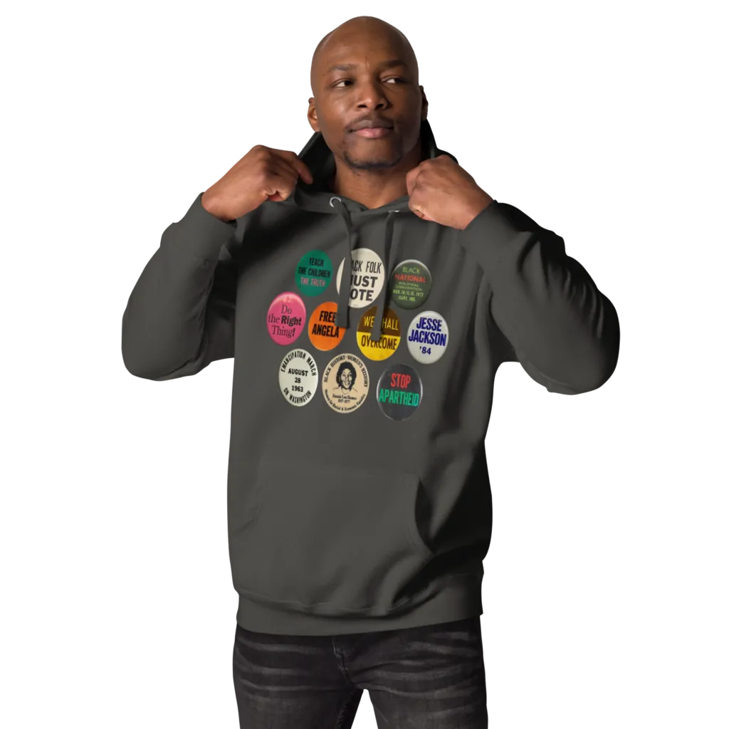 Pin Your Politics! Hoodie - Image 2