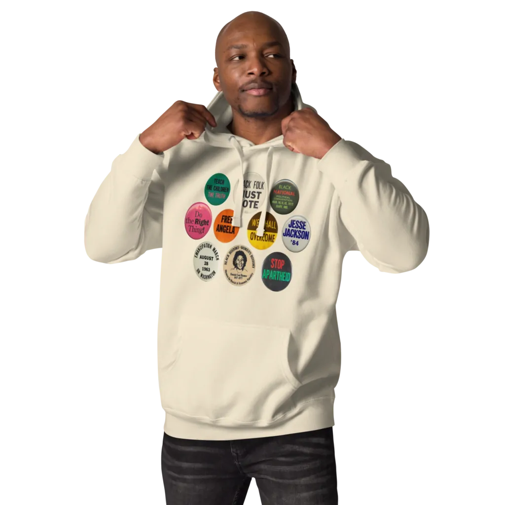 Pin Your Politics! Hoodie - Image 4